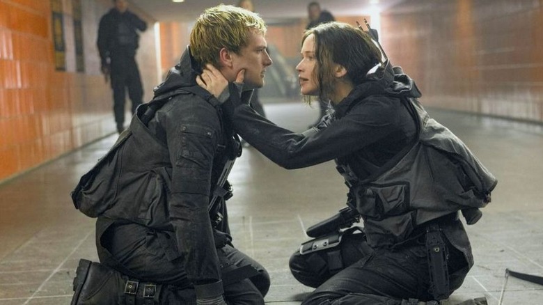 The Hunger Games Peeta and Katniss