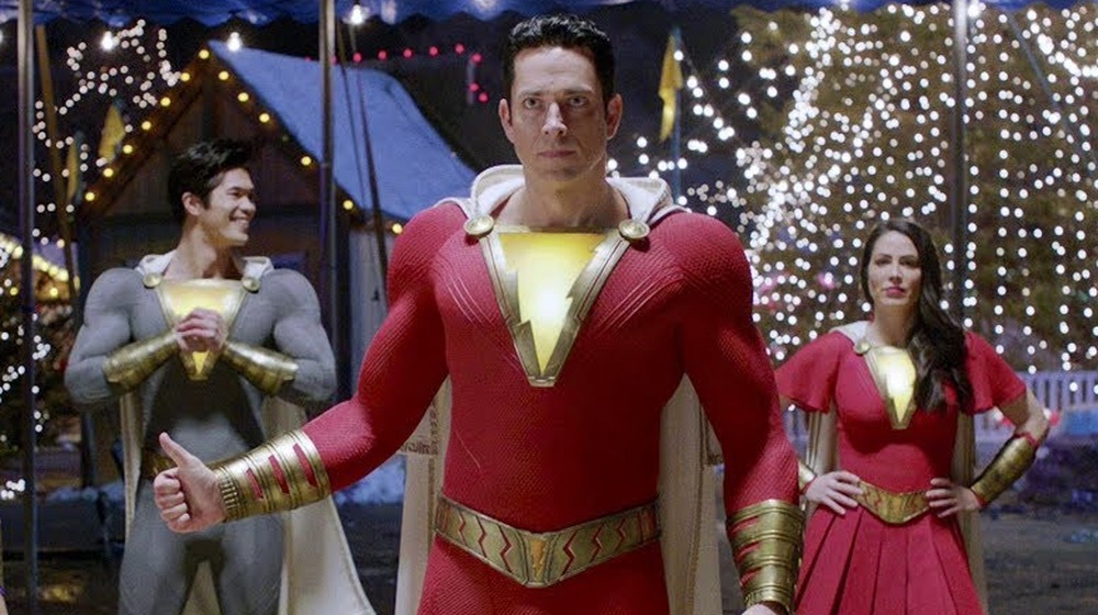 Shazam with his family