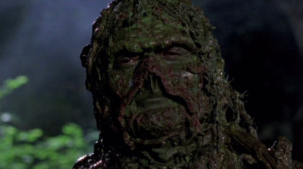 Swamp Thing in shadow