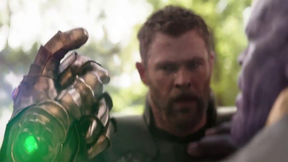 Chris Hemsworth and Josh Brolin in Avengers: Infinity War