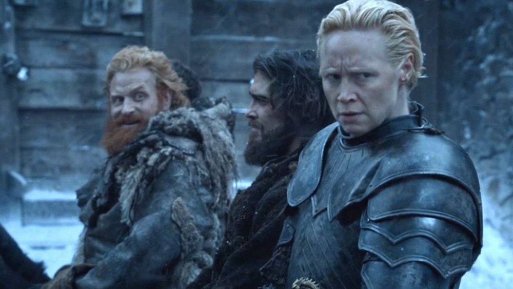 Tormund and Brienne in Game of Thrones