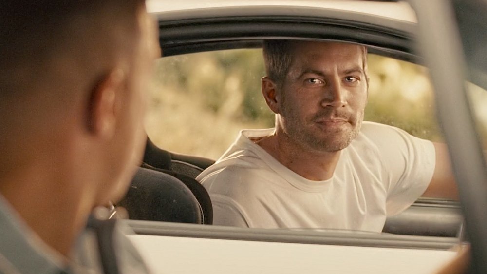 Paul Walker in Furious 7's final scene