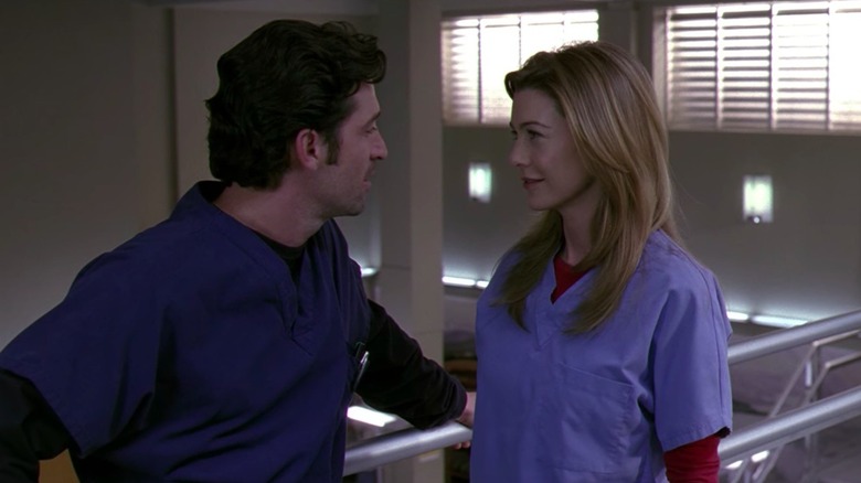 Derek and Meredith talk