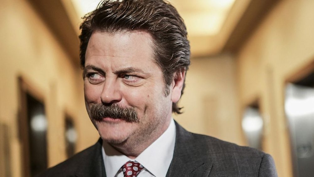 Nick Offerman as Ron Swanson on Parks and Recreation