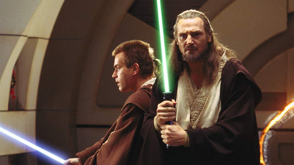 Obi-Wan and Anakin armed