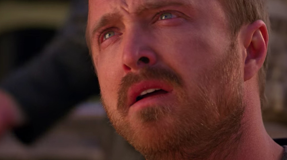 Jesse Pinkman looking up Breaking Bad