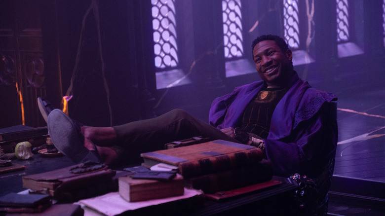 Jonathan Majors as Kang in "Loki"