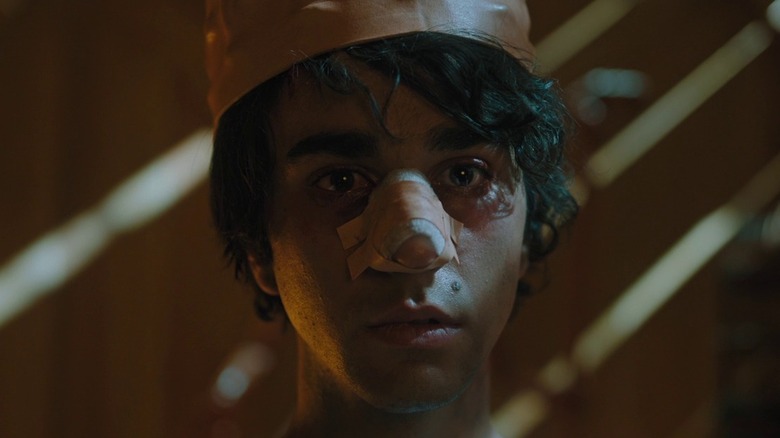 An injured Peter wears Paimon's crown