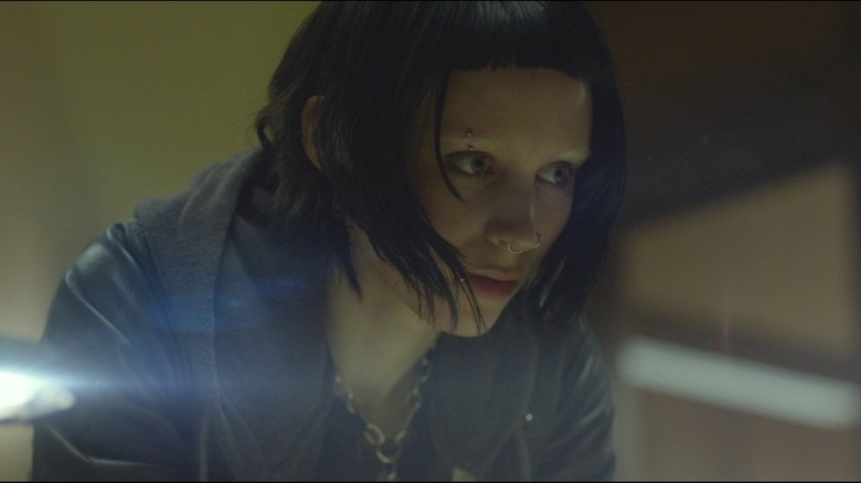 Lisbeth Salander turns her head