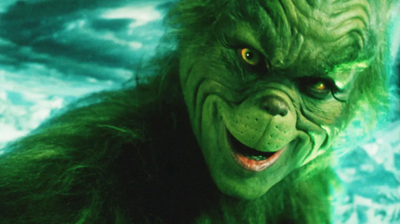 The Grinch smiles