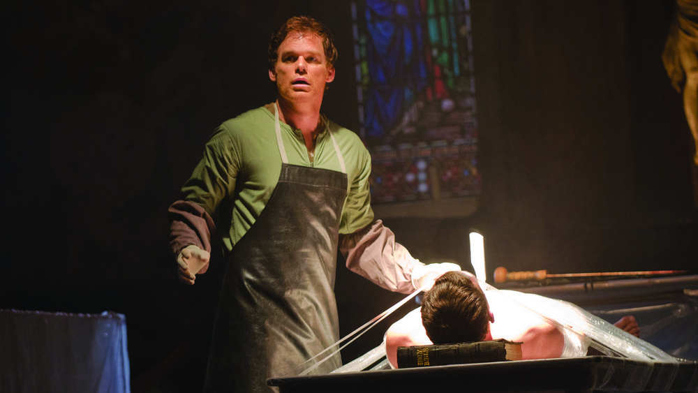 Michael C. Hall as Dexter Morgan on Dexter