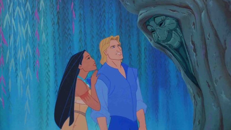 Pocahontas, John Smith, and Grandmother Willow