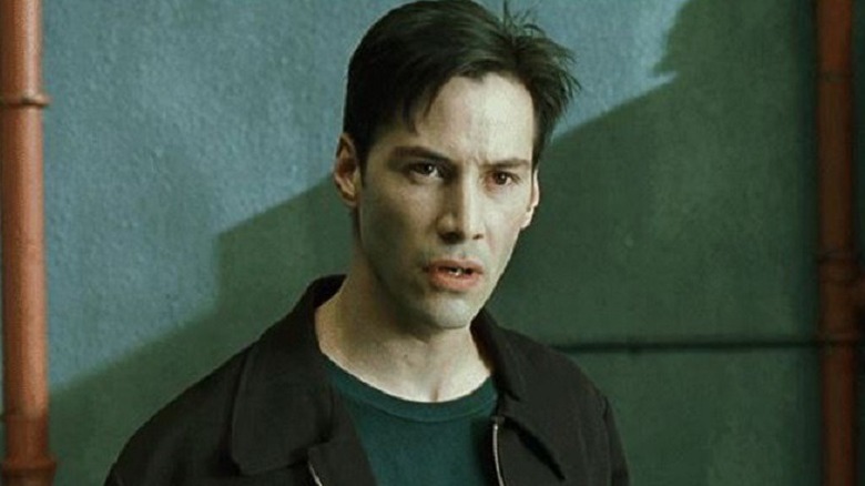 Keanu Reeves looks confused