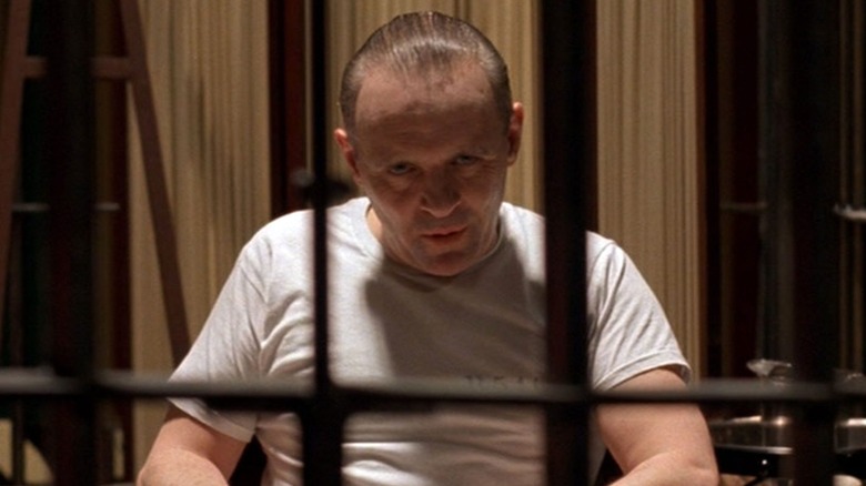 Hannibal Lecter, speaking behind bars