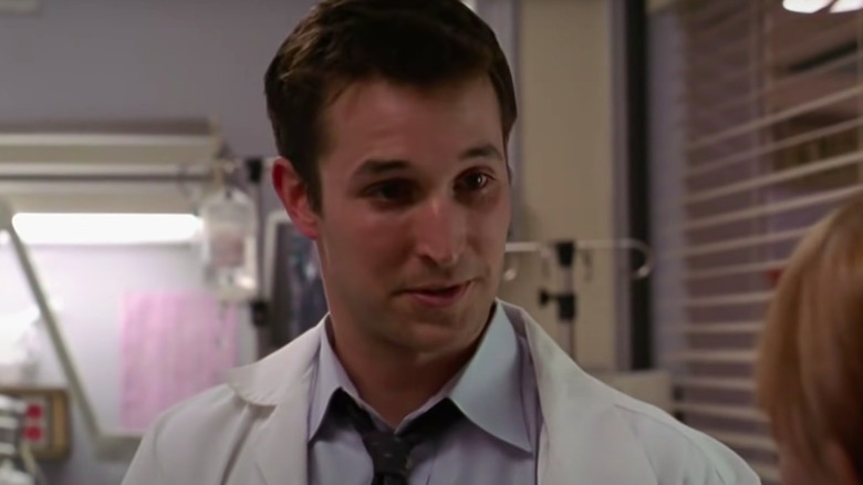 Noah Wyle as Dr. Carter, speaking