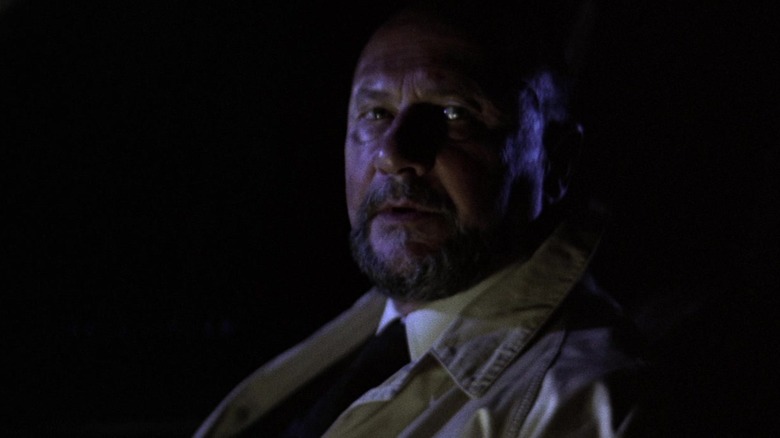 Donald Pleasence speaking in car