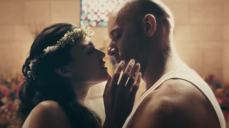 Dom and Letty wedding kiss