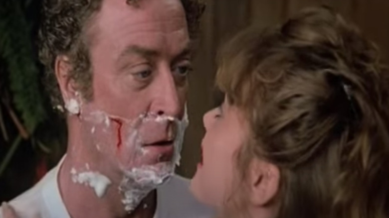 Michael Caine seduced while shaving