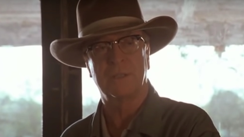 Michael Caine in cowboy hat