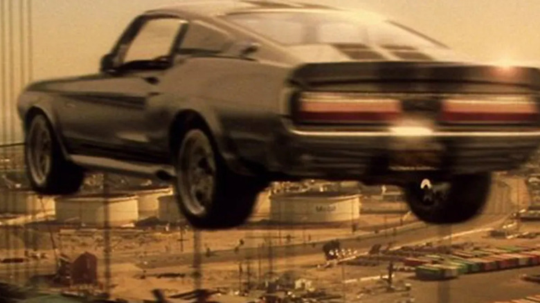 The Shelby Mustang gets air in Gone in 60 Seconds