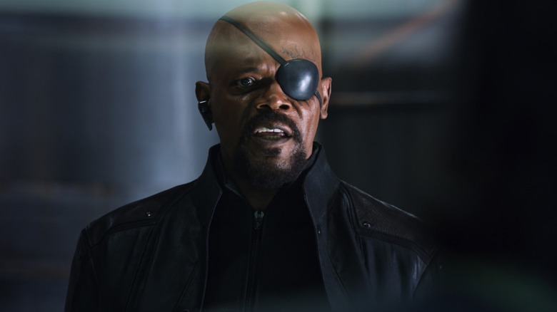 Nick Fury angry