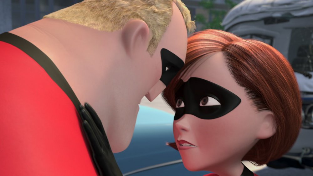 Mr. Incredible and Elastigirl in The Incredibles