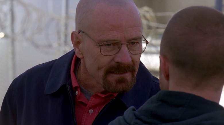 Walter White talking to Jesse Pinkman