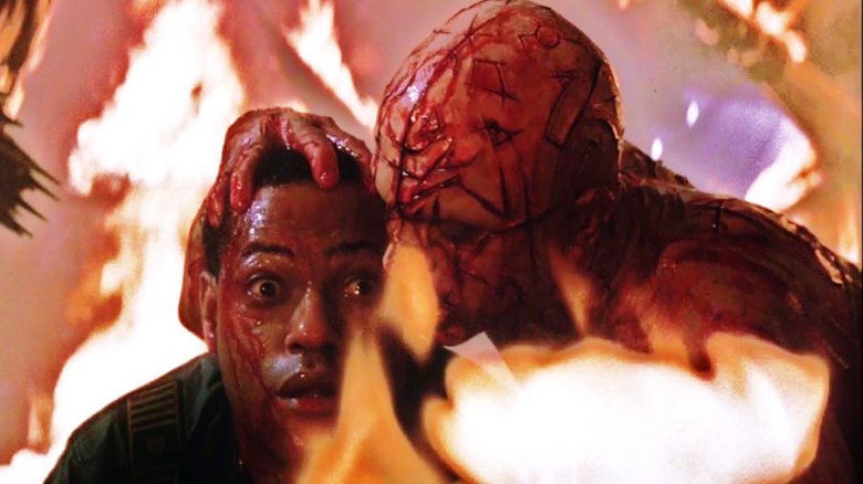 Laurence Fishburne and Sam Neil in Event Horizon