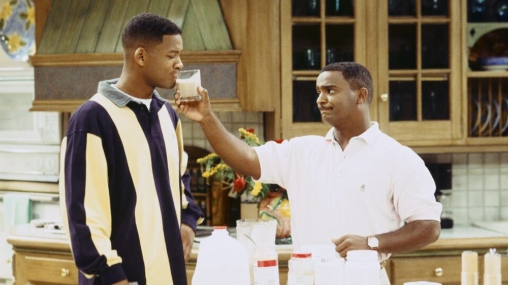 Carlton feeds milk to Will