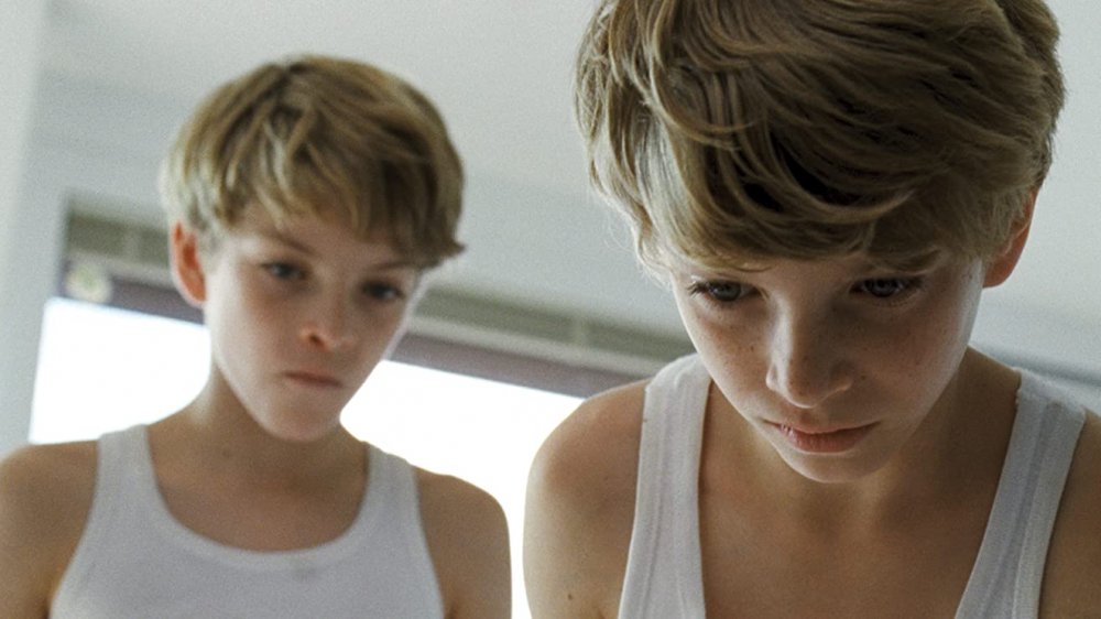 Elias Schwarz as Elias and Lukas Schwarz as Lukas in Goodnight Mommy