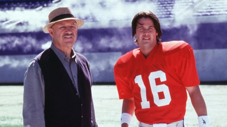 Gene Hackman and Keanu Reeves