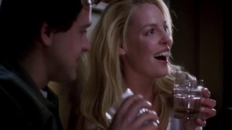 George and Izzie drinking