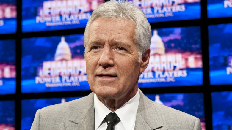 Alex Trebek hosts Jeopardy!