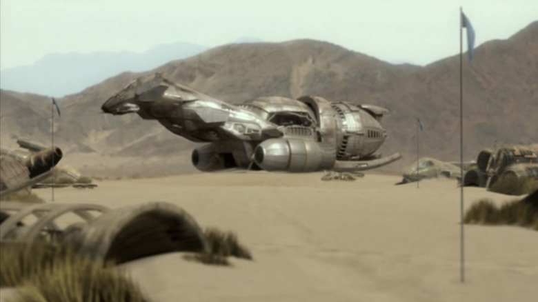 The spaceship Serenity in Firefly