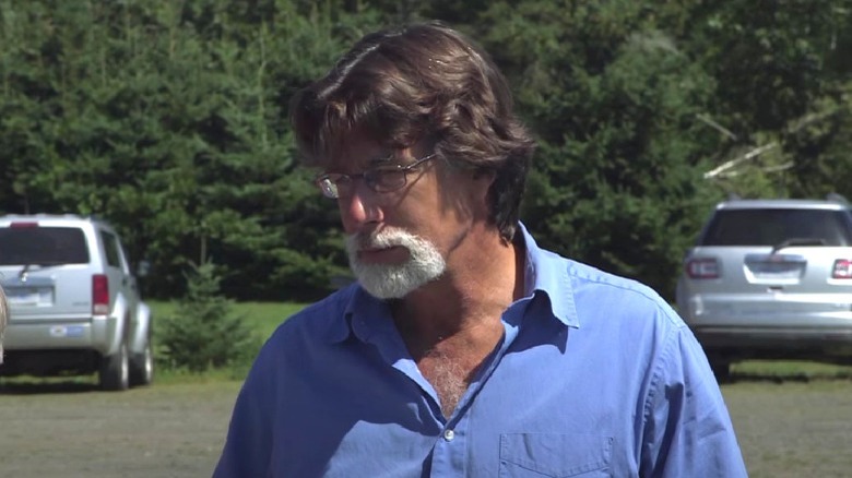 Rick at the Oak Island memorial