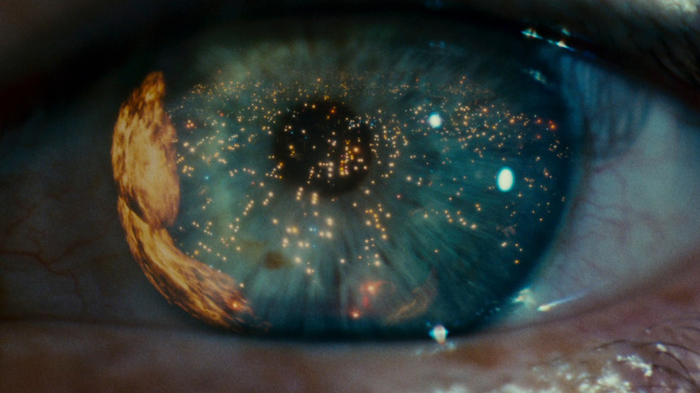Blade Runner fiery eye