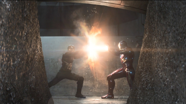 Captain America battles Iron Man in "Captain America: Civil Wwar."