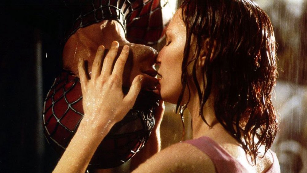 Spider-Man's famous upside down kiss made waves