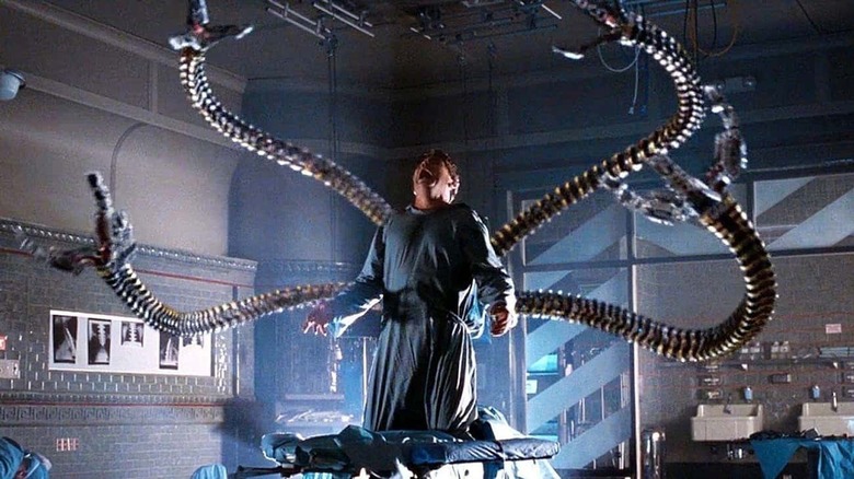 Doc Ock in hospital gown