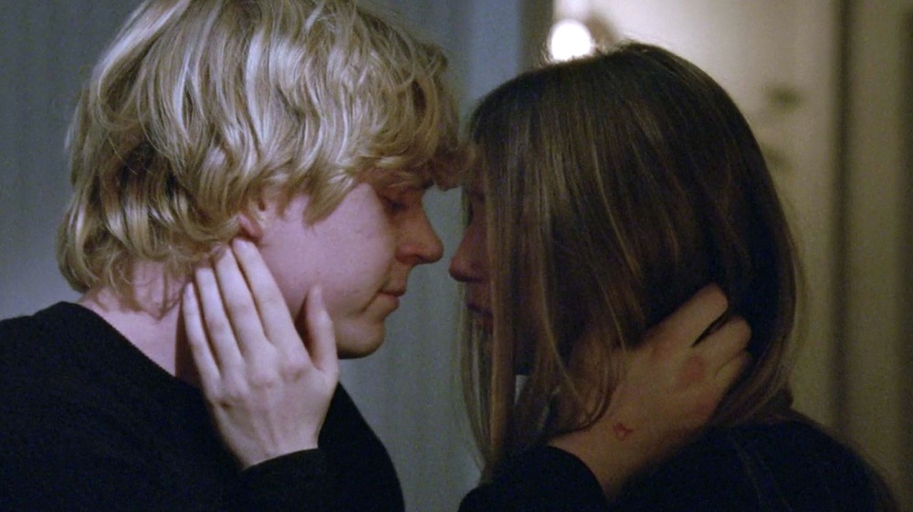 Tate and Violet embrace