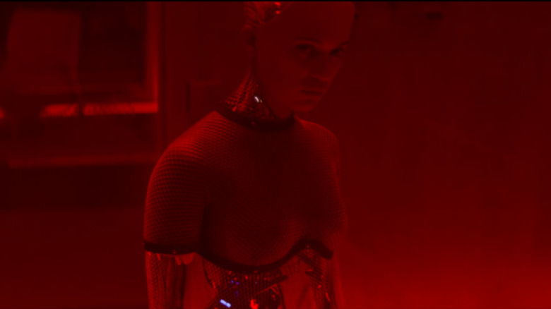 Ava in red light 