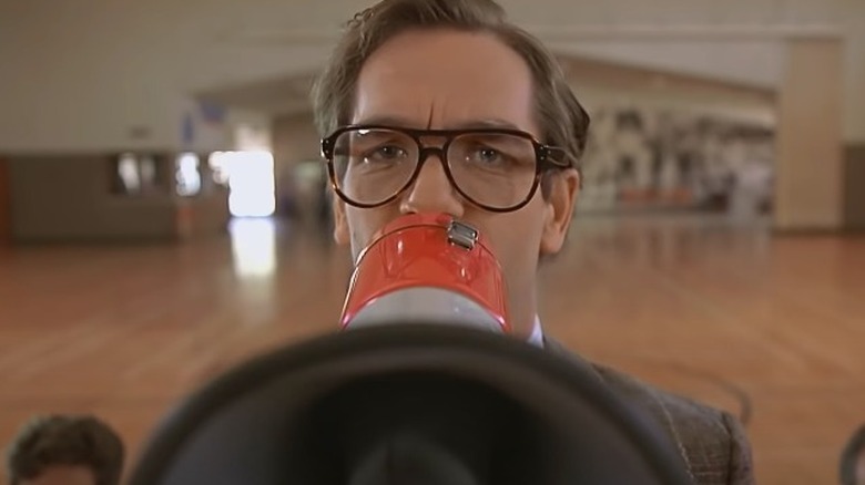 Huey Lewis megaphone