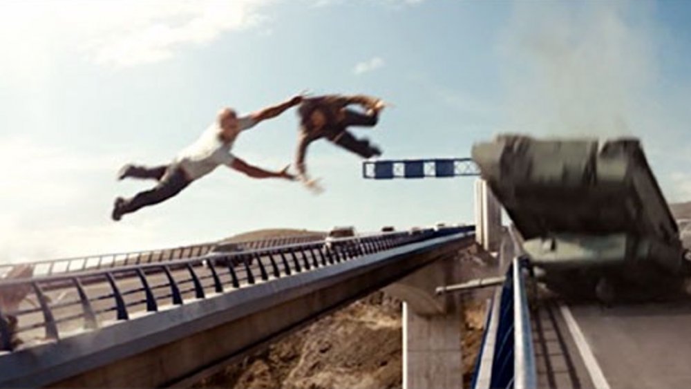 Dom jumps to save Letty in Furious 6
