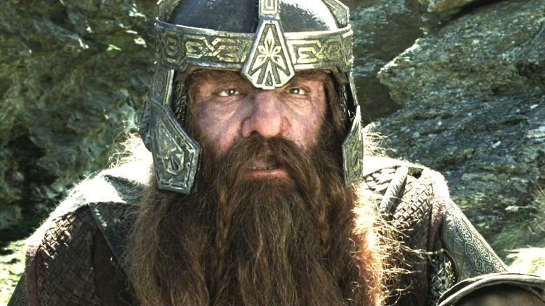 Gimli looking disgusted