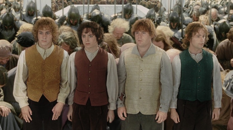 The hobbits are honored