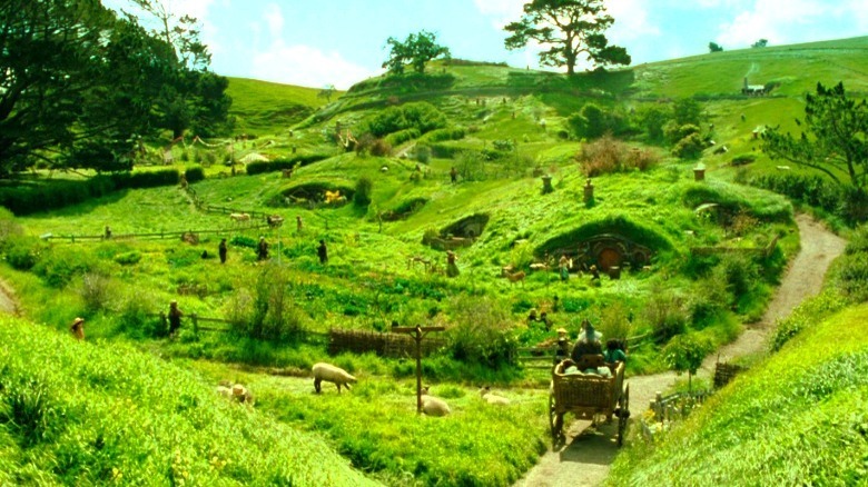 The fields of Hobbiton