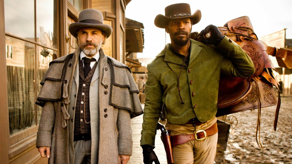 Jamie Foxx and Christoph Waltz in Django Unchained