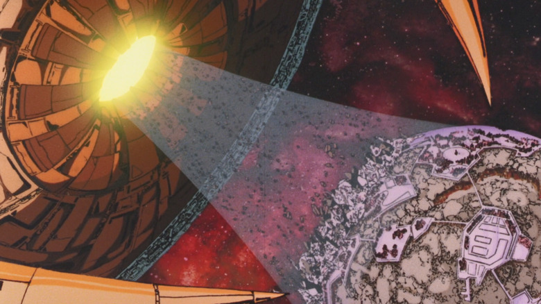 Unicron devours a planet in Transformers: The Movie