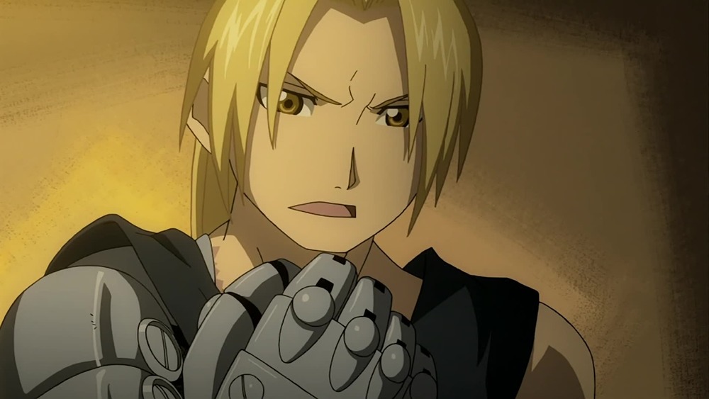 Edward Elric and automail arm