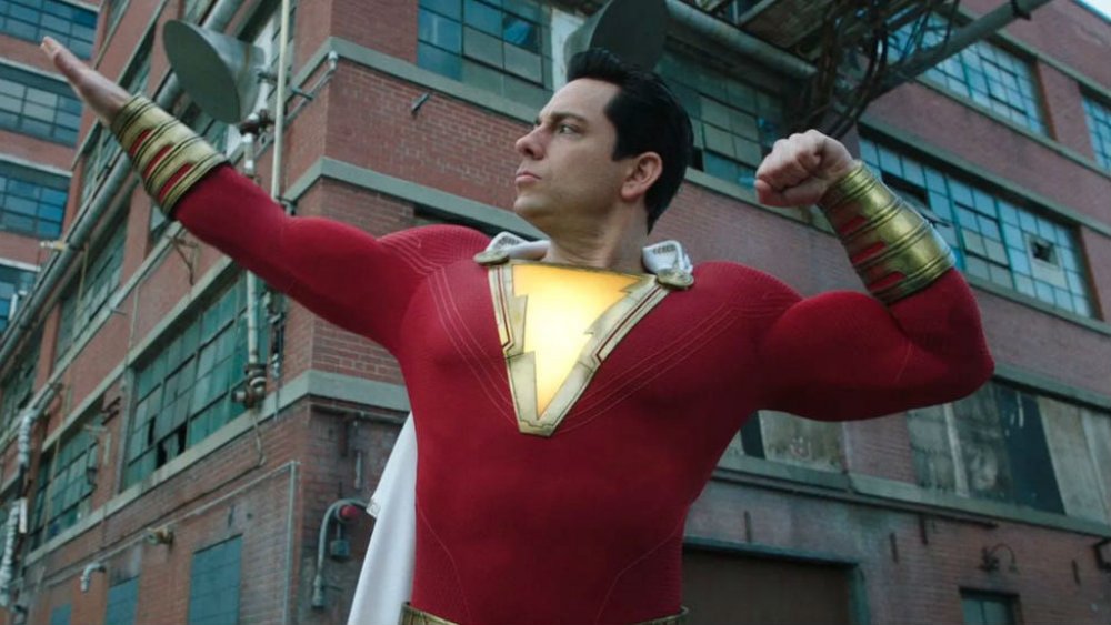 Zachary Levi as Shazam, powerful DC hero